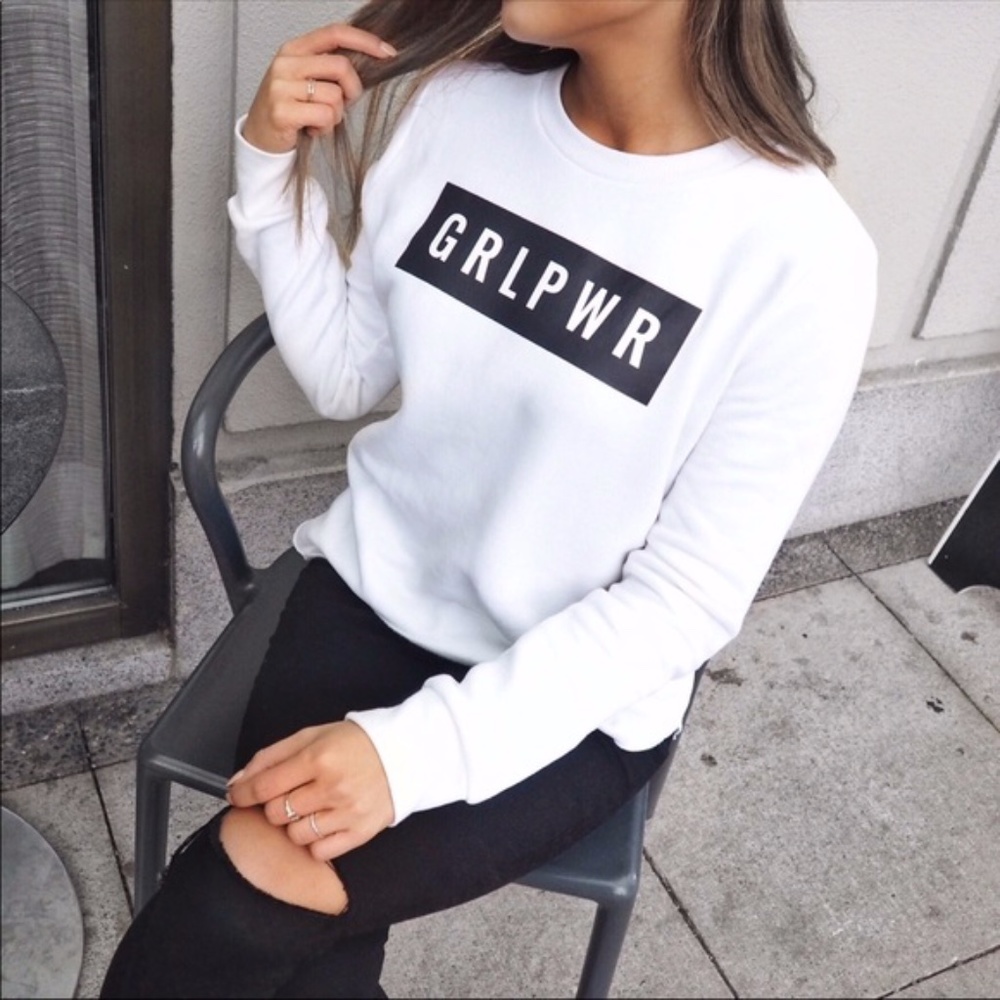 State of Grace Girl Power Sweatshirt size s